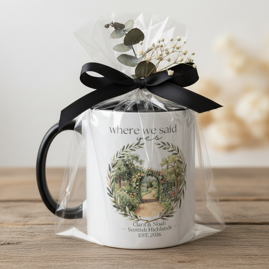 Cellophane & Black Ribbon – Clara & Noah – Scottish Highlands