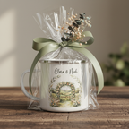 Cellophane Wrapped – Sage Ribbon – Clara & Noah