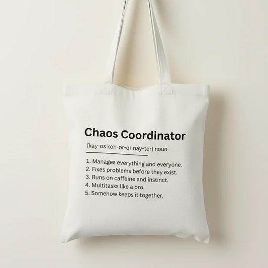 Definition Tote Bag — Personalised Gift Canvas Cotton Tote - Alley Crafters