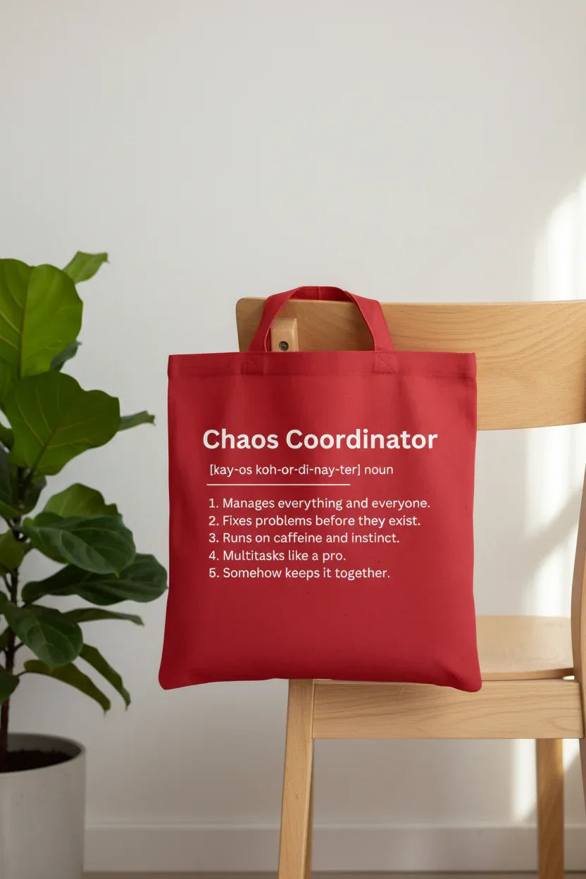 Definition Tote Bag — Personalised Gift Canvas Cotton Tote - Alley Crafters