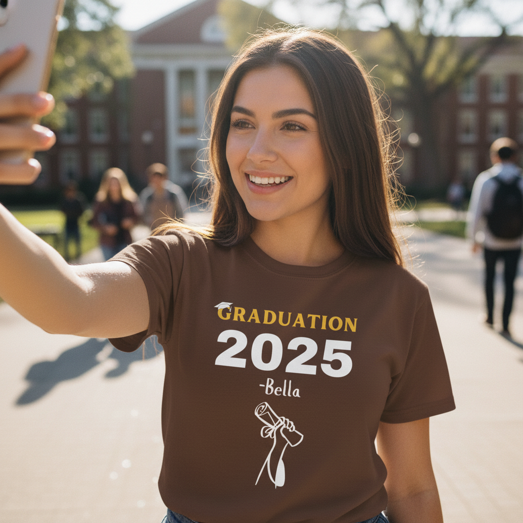 Chocolate brown Bella design - UGC selfie