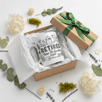 Retired Time to Garden mug in open gift box with green ribbon
