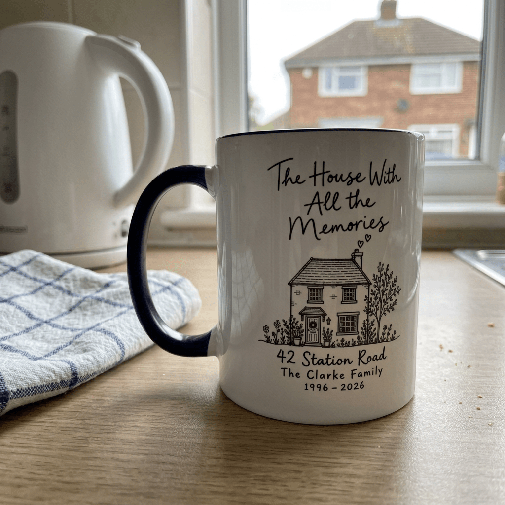 Personalised Family Home Mug – The House with All the Memories - #AlleyCrafters