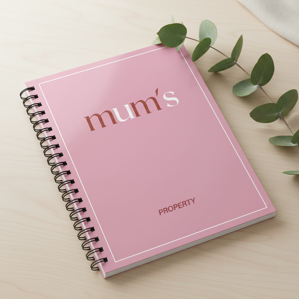 Close-up flat lay with eucalyptus