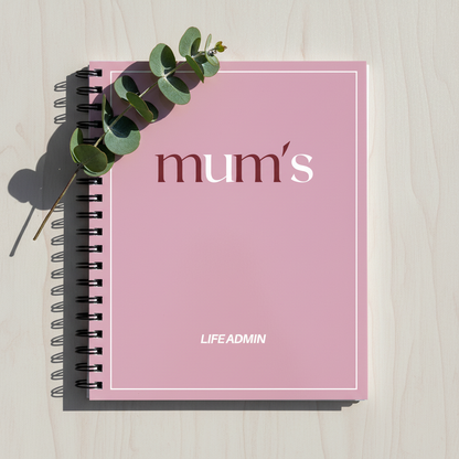 Close-up flat lay with eucalyptus