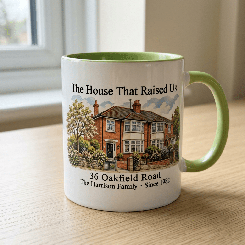 Personalised Family Home Mug – The House With All the Memories - #AlleyCrafters