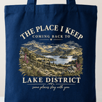 The Place I Keep Coming Back To Lake District Scenic Cotton Tote - #AlleyCrafters