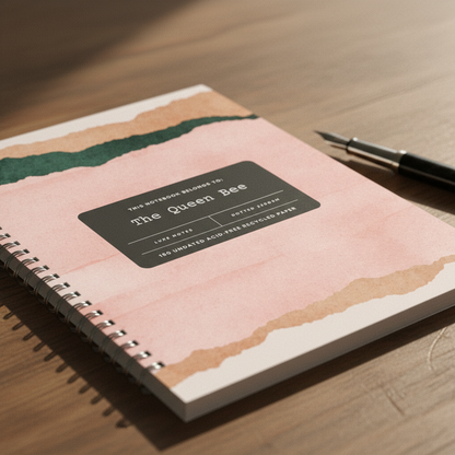 Close-up on wooden desk with pen