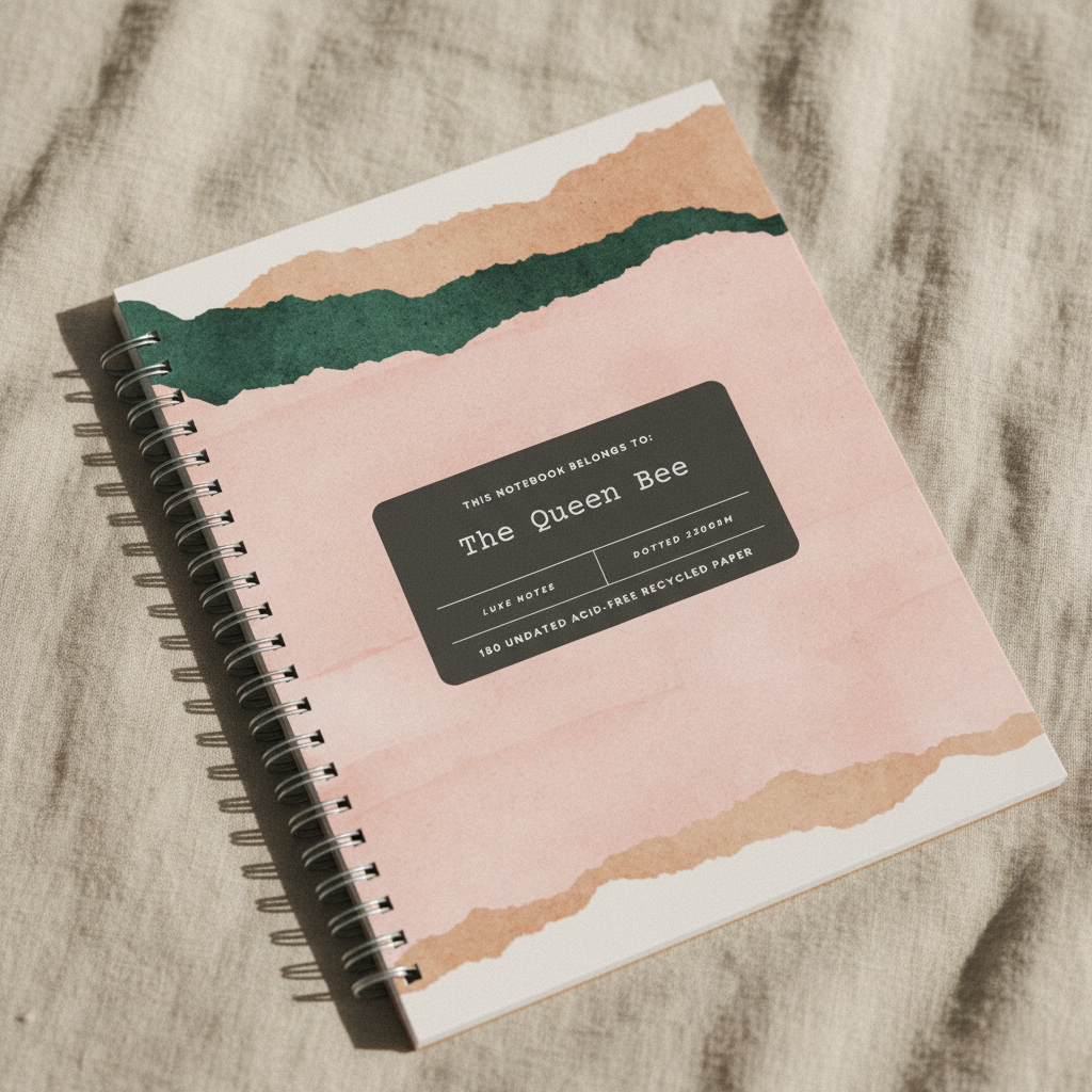 Close-up overhead on bedspread