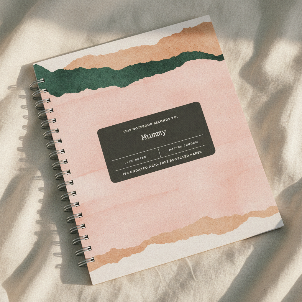 Close-up overhead on bedspread