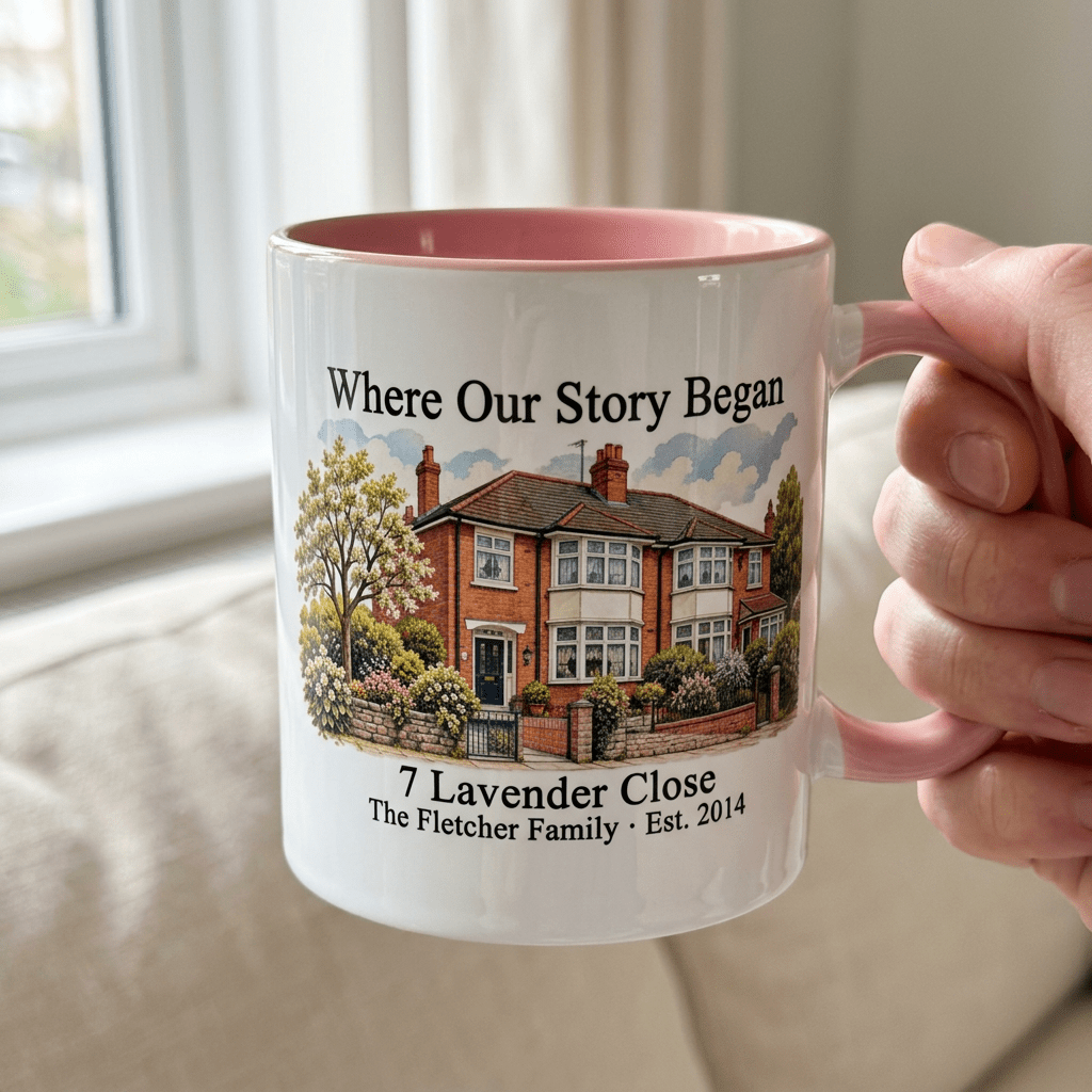 Personalised Family Home Mug – The House With All the Memories - #AlleyCrafters