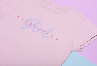 Kids Tee - Birthday Girl Design