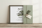 Personalised Coastal Name Art Framed Canvas Print with Quote - AlleyCrafters
