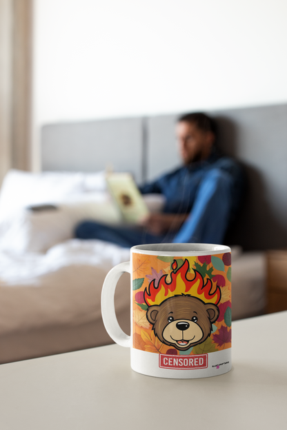 Cozy Censored Bear Mug