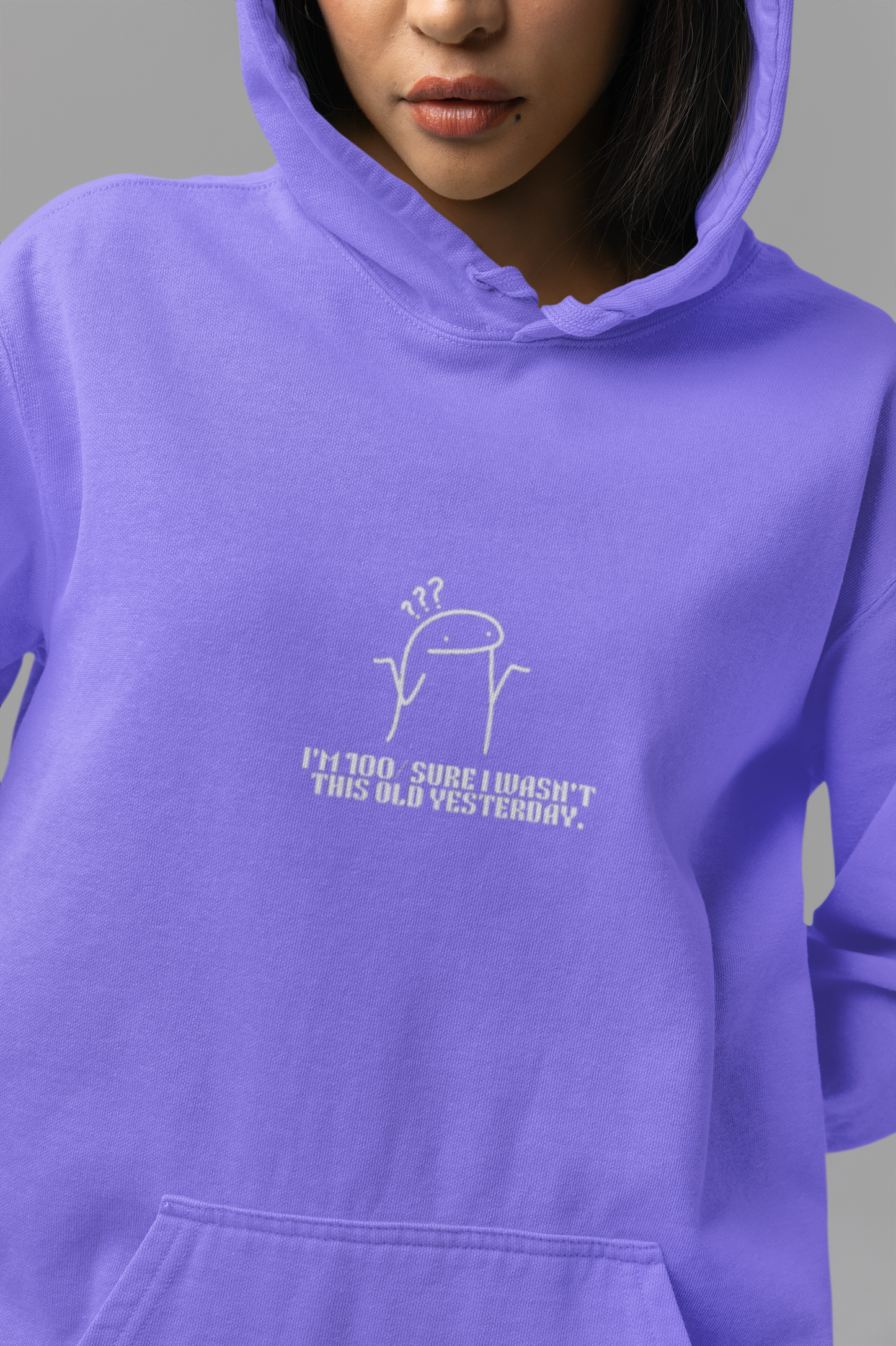 Hoodie Sweatshirt Funny Viral Design - Unisex
