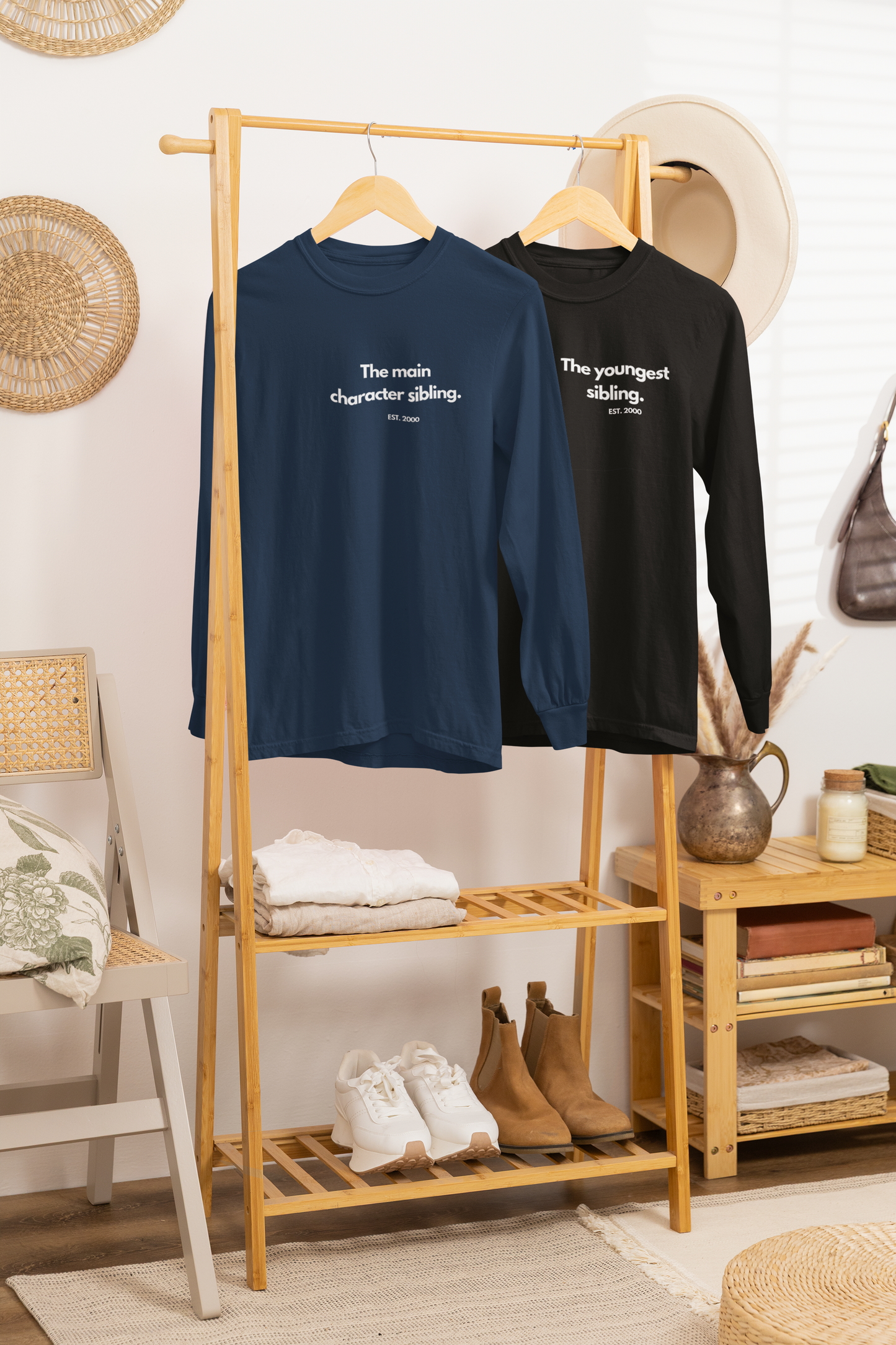 Personalised Sibling Sweatshirt | Custom Funny Sibling Gift | EST Year Jumper UK