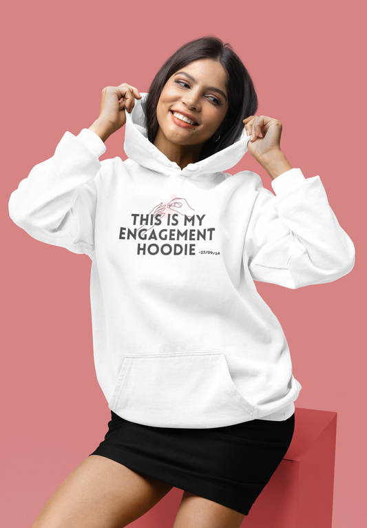 This Is My Engagement Hoodie - Unisex Heavy Blend™ Sweatshirt for Newly Engaged
