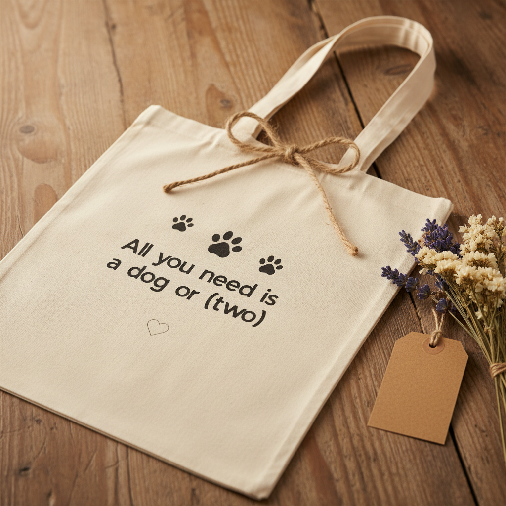 Cream Bag Twine Bow Flatlay