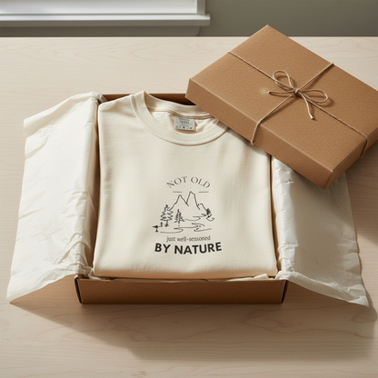 Cream gift box tissue