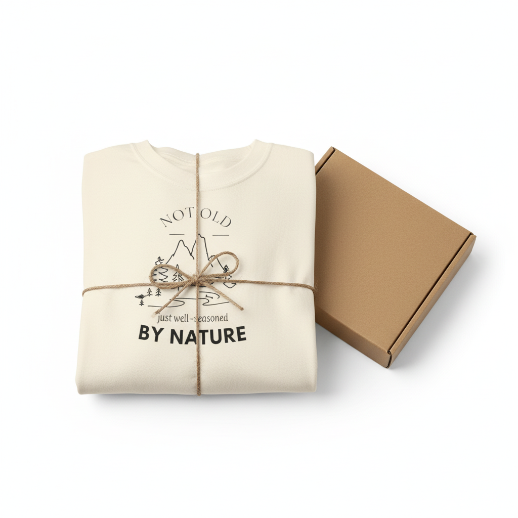 Cream gift natural twine