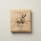 Cream kraft gift wrap