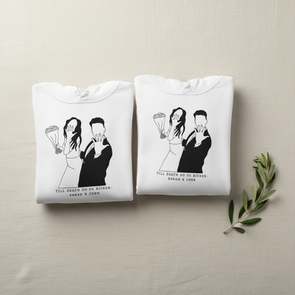 Cream linen olive branch