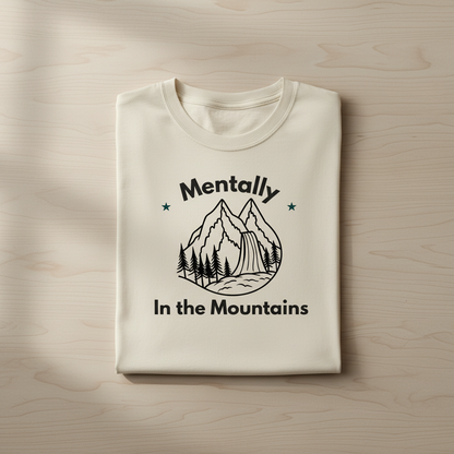 Cream tee clean flat lay