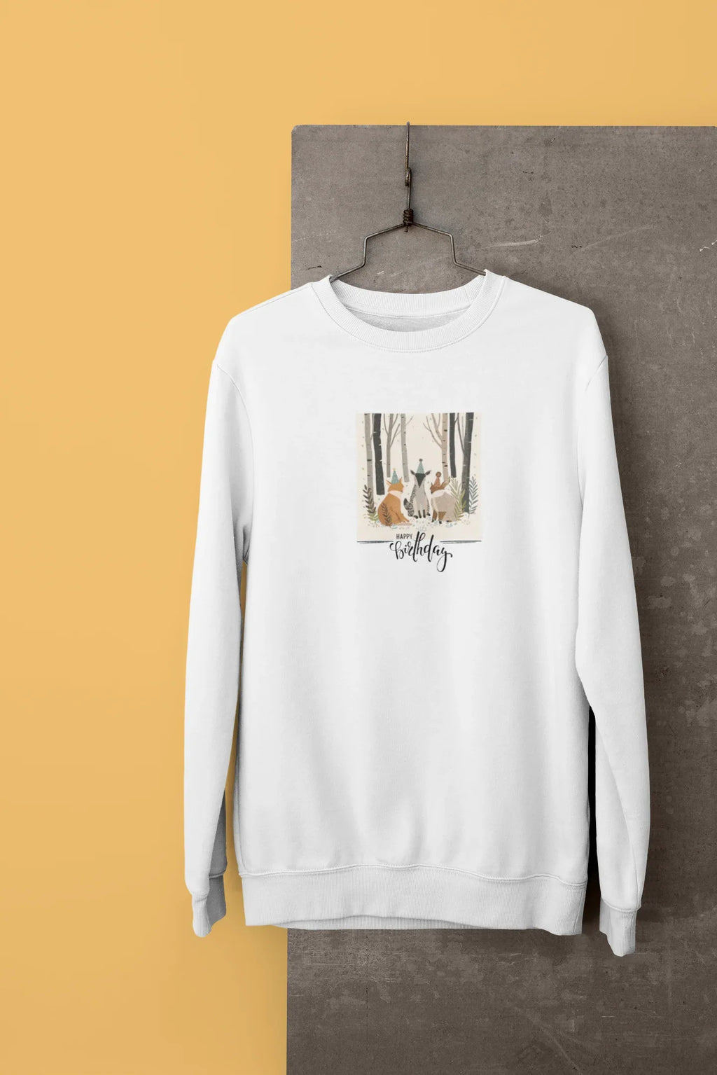 Woodland Birthday Animals Sweatshirt – Cute Nature Birthday Gift - Alley Crafters