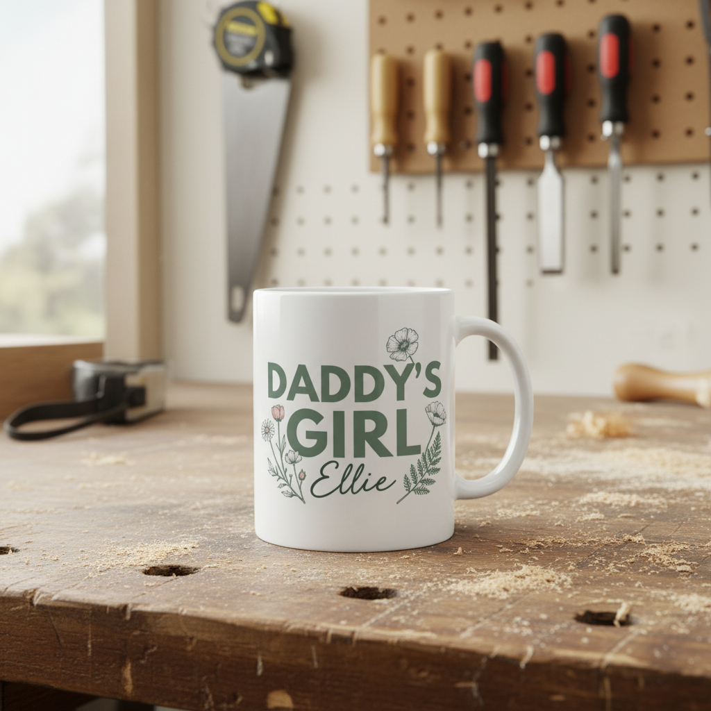 Daddy's Girl Mug Ellie Natural