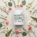 Daddy's Girl Mug Poppy Flat Lay