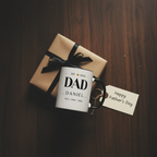 Daniel gift wrapped flat lay