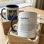 Teacher Definition Mug – Two-Tone Thank You Teacher Gift - #AlleyCrafters