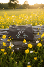 Gray T-shirt with dog icon and “Slow life” text