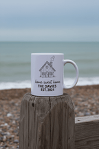 Home Sweet Home Mug — Personalised 'The Khans' Family Mug - AlleyCrafters