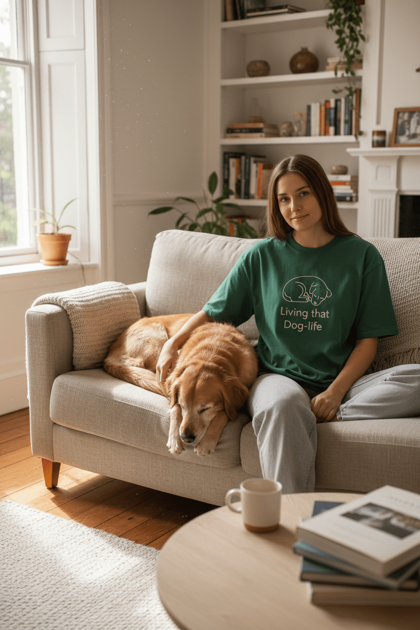 Living That Life T-Shirt | Slow Life, Plant Life, Cat Life & Dog Life - AlleyCrafters