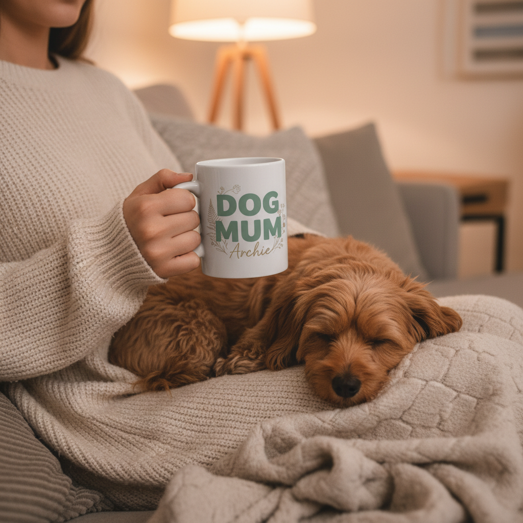 Dog Mum Mug Archie Sofa