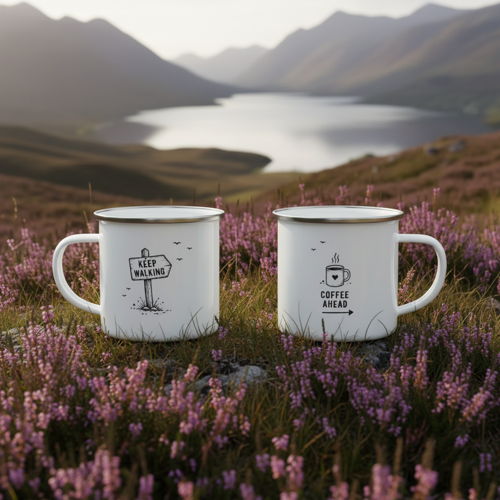 Double Mug Scottish Loch