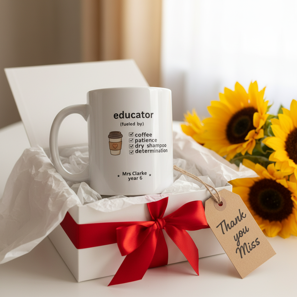 Educator mug — Mrs Clarke gift box