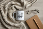 Personalised Floral Mug | Custom Name & Year Ceramic Coffee Cup | Mama, Nana, Grandma Gift - AlleyCrafters