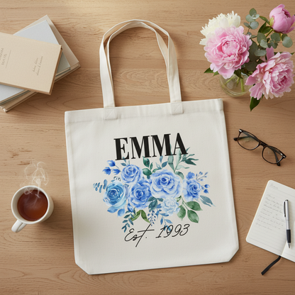 EMMA tote flat lay
