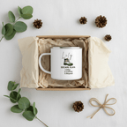 Coffee Tastes Better Outside Enamel Camping Mug | Outdoor Hiking & Camper Gift - AlleyCrafters