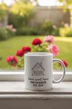 Home Sweet Home Mug — Personalised 'The Khans' Family Mug - AlleyCrafters