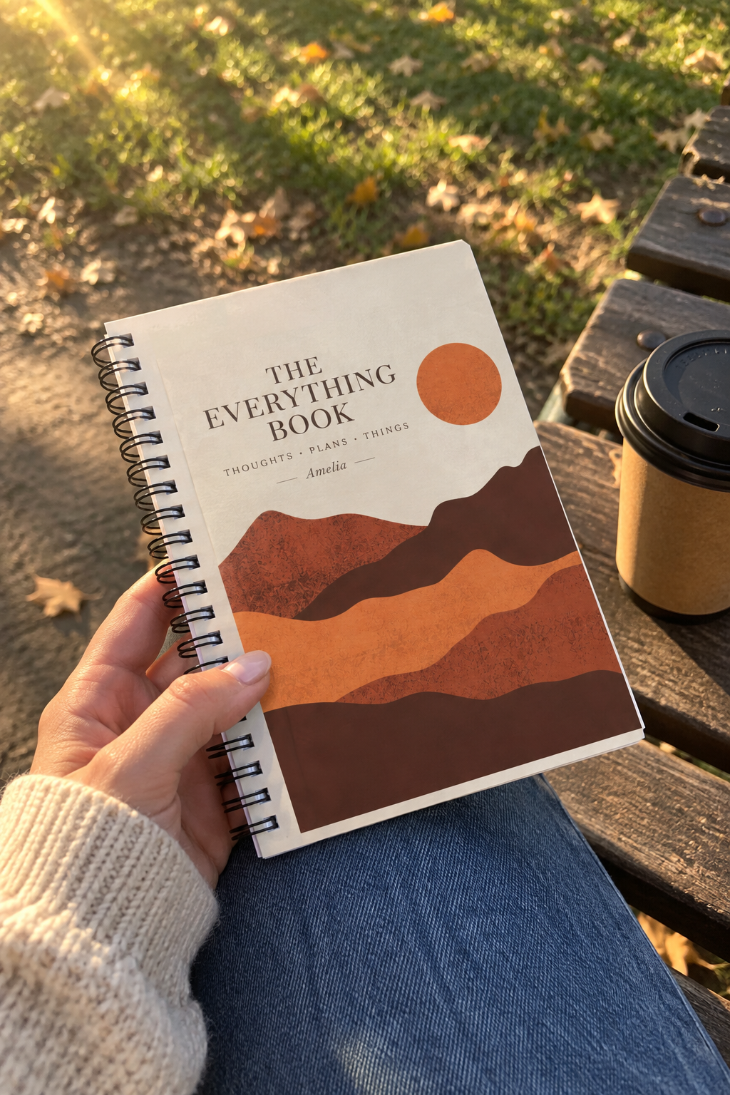 Everything Book UGC - Amelia, park bench