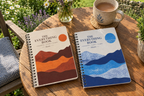 Everything Book - Zara (orange) and Adam (blue), garden
