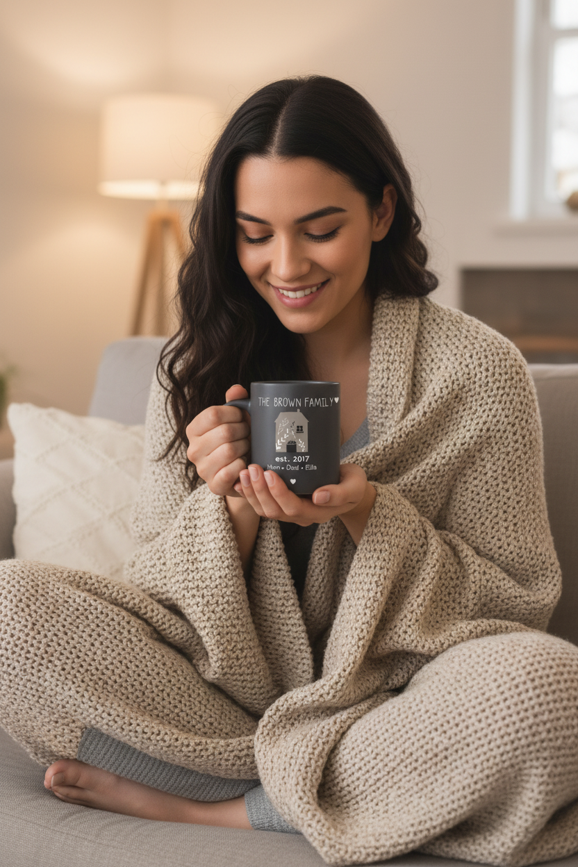 Family Mug - Sofa Blanket