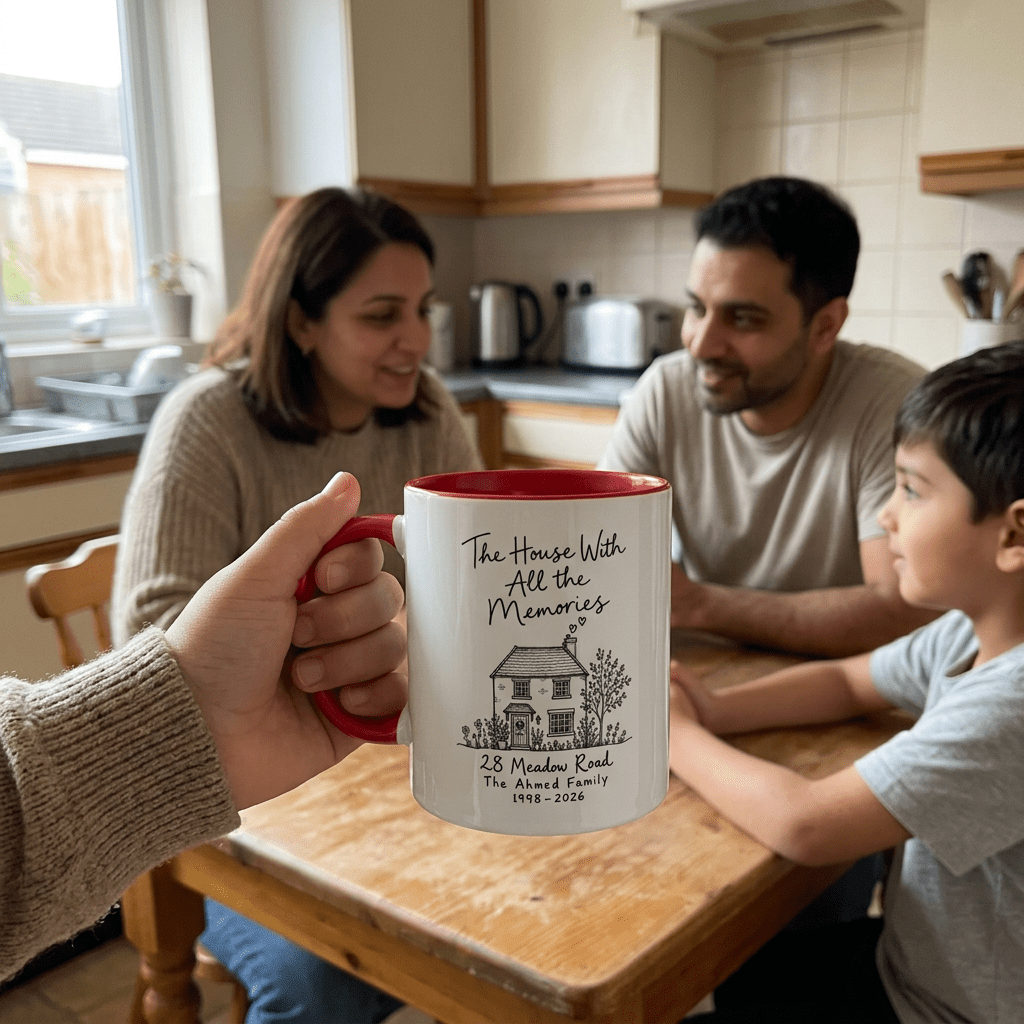 Personalised Family Home Mug – The House with All the Memories - #AlleyCrafters