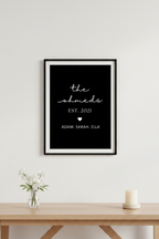 Family Print - Ahmeds Wall