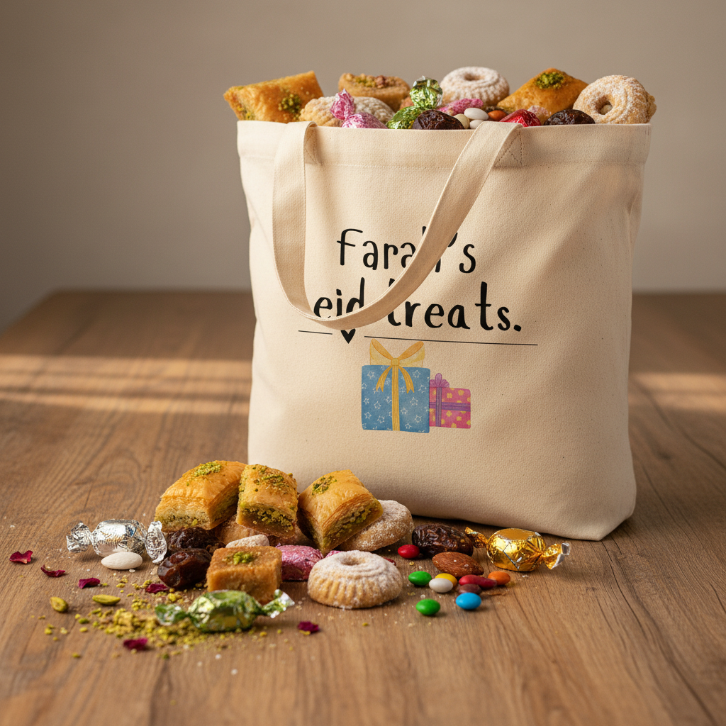 Farah 4 - Beige with Treats Spilling