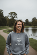 Custom Keep Calm and… Sweatshirt | Personalised Funny Gift - AlleyCrafters
