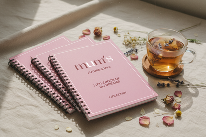 Film grain linen with dried flowers